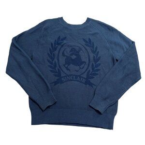 Sinclair Global Crest Island Knit Sweater in Blue